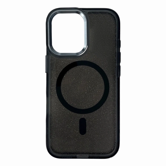 HURTEL Etui pokrowiec na Samsung Galaxy S26 Glitter Case MagSafe - czarny