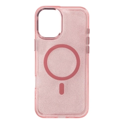 HURTEL Etui pokrowiec na Samsung Galaxy S26 Glitter Case MagSafe - różowy