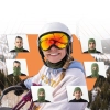 ROCKBROS Kominiarka narciarska balaklava na rower motocykl rozmiar M