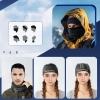 ROCKBROS Komin narciarski bandana sportowa wielofunkcyjna rozmiar