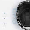 ROCKBROS Kask narciarski snowboardowy z nausznikami rozmiar L - biały