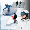 ROCKBROS Kask narciarski snowboardowy z nausznikami rozmiar L - biały
