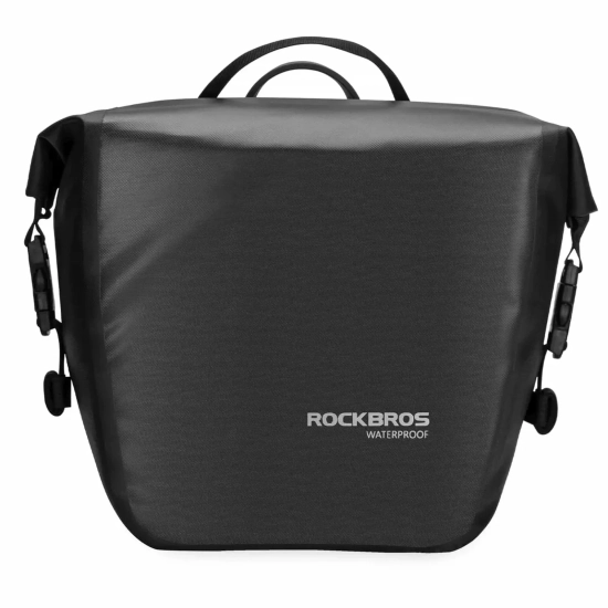 ROCKBROS Sakwa rowerowa wodoodporna na bagażnik z paskiem na ramię 10-14l