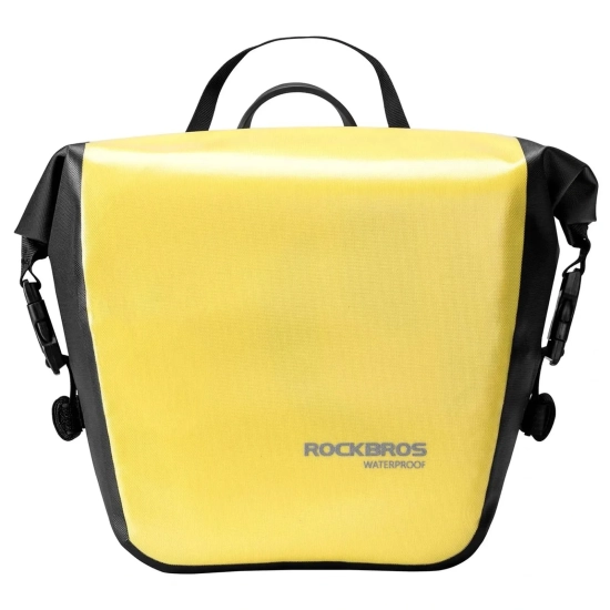 ROCKBROS Sakwa rowerowa wodoodporna na bagażnik z paskiem na ramię 10-14l