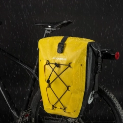 ROCKBROS Torba sakwa rowerowa wodoodporna 25-32L - żółta