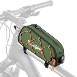 ROCKBROS Torba rowerowa na górną rurę ramy wodoodporna 0.7L - zielona