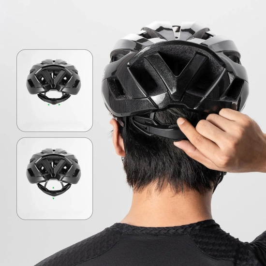 ROCKBROS Kask ochronny na rower hulajnogę LK-79 58-62 cm - czarny