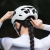 ROCKBROS Kask rowerowy LK-15 z włókna węglowego 58-62 cm - jasnoszary