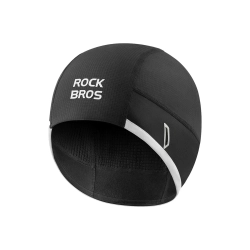 ROCKBROS Czapka rowerowa zimowa wiatroodporna rozmiar 54-61 cm - czarna