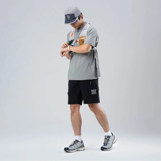 ROCKBROS Szorty spodenki sportowe z paskiem rozmiar XL - czarne