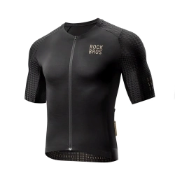 ROCKBROS Koszulka rowerowa Diamond z krótkim rękawem rozmiar XS - czarna