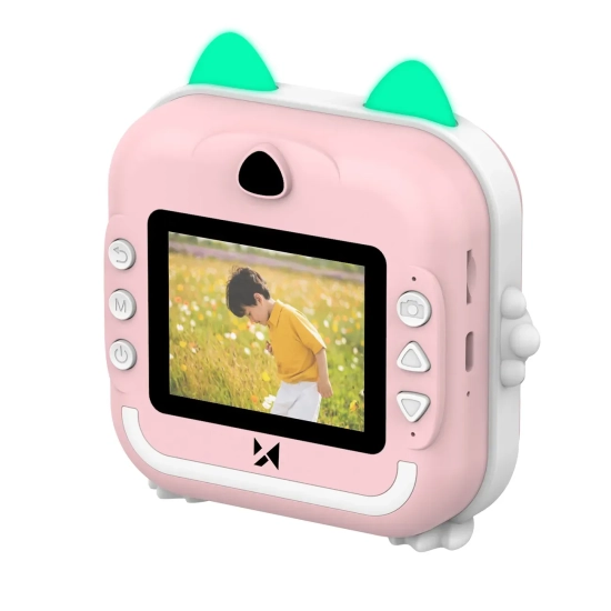 Aparat z drukarką termiczną Wozinsky WDT-01 48 MP różowy