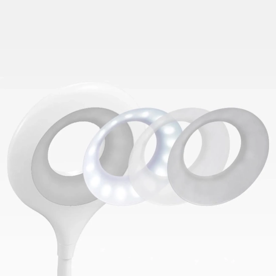 WOZINSKY Mini lampka bezprzewodowa LED do czytania z klipsem kablem USB-C
