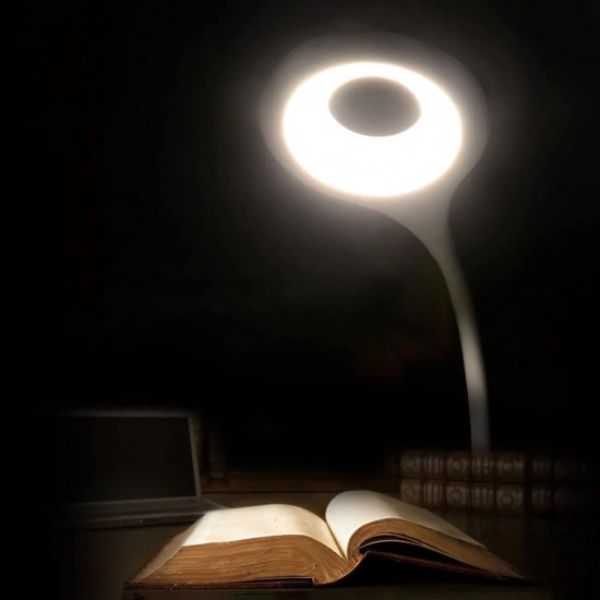 WOZINSKY Mini lampka bezprzewodowa LED do czytania z klipsem kablem USB-C