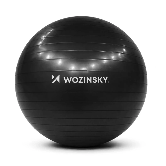 WOZINSKY Piłka gimnastyczna do ćwiczeń rehabilitacji z pompką 65 cm