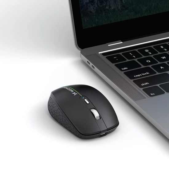 WOZINSKY Myszka bezprzewodowa podświetlana 6 przycisków Bluetooth 1600 DPI