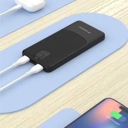 WOZINSKY Powerbank Wpower WPBBK-2 10000mAh USB-A USB-C - czarny