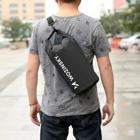 WOZINSKY Worek torba wodoodporna outdoor na kajak SUP 10l - czarny