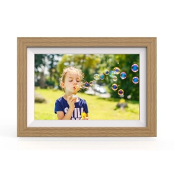 WOZINSKY Ramka Cyfrowa 10.1'' z aplikacją Frameo 32GB - jasnobrązowa