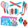 HURTEL Zestaw akcesoriów rodzinnych 10w1 do gry Nintendo Switch Sports
