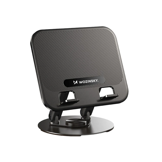 WOZINSKY Podstawka stojak obrotowy pod laptopa tablet - czarny