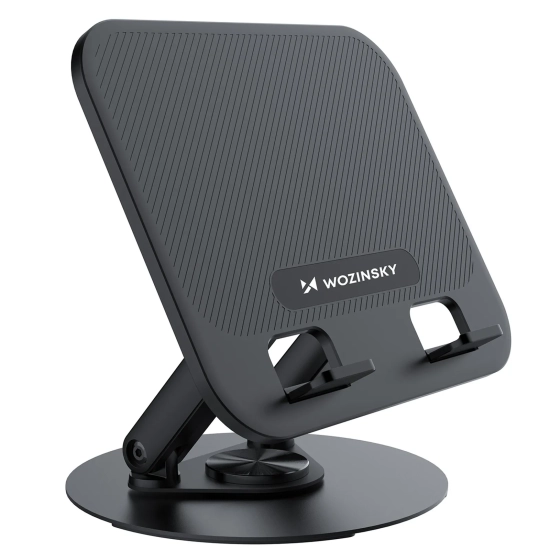 WOZINSKY Podstawka stojak obrotowy pod laptopa tablet - czarny