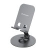 WOZINSKY Podstawka stojak obrotowy metalowy pod telefon tablet - szary