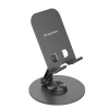 WOZINSKY Podstawka stojak obrotowy metalowy pod telefon tablet - szary