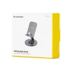 WOZINSKY Podstawka stojak obrotowy metalowy pod telefon tablet - szary
