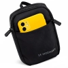 WOZINSKY Mini saszetka na ramię wodoodporna dwukomorowa na telefon unisex