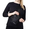 WOZINSKY Mini saszetka na ramię wodoodporna dwukomorowa na telefon unisex