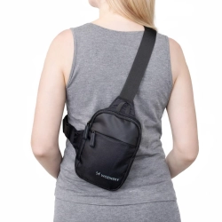 WOZINSKY Mini saszetka na ramię wodoodporna dwukomorowa na telefon unisex
