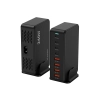 WOZINSKY Stacja ładująca biurkowa 4x USB-A 4x USB-C GaN QC3 240W - czarna