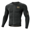 ROCKBROS Koszulka rowerowa Diamond z długim rękawem rozmiar XXXL - czarna