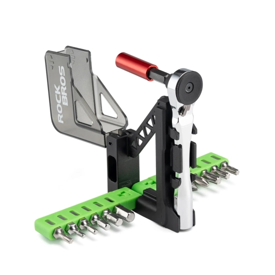 ROCKBROS Zestaw narzędzi rowerowych multitool z mini grzechotką i bitami