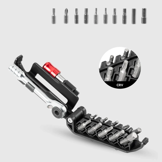 ROCKBROS Zestaw narzędzi rowerowych multitool z kluczem grzechotkowym i