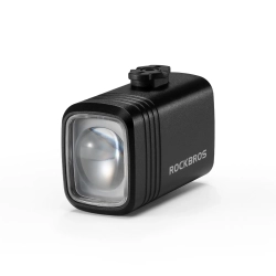 ROCKBROS Lampka rowerowa przednia akumulatorowa 1000 lm 2800 mAh - czarna