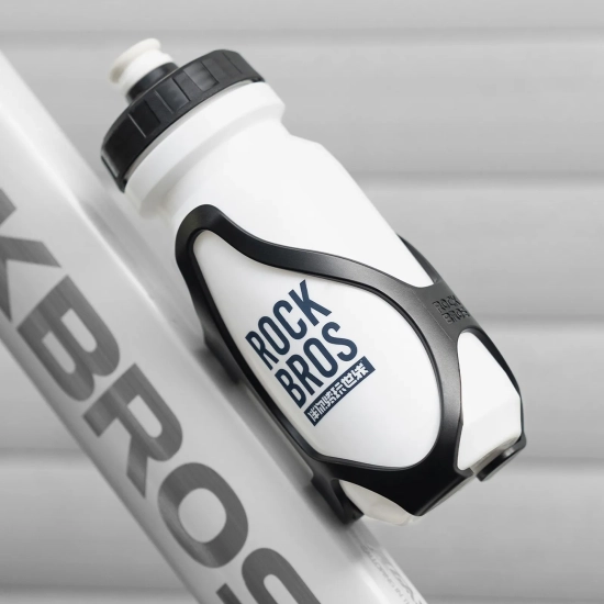 ROCKBROS Uchwyt koszyk rowerowy plastikowy na bidon - czarny