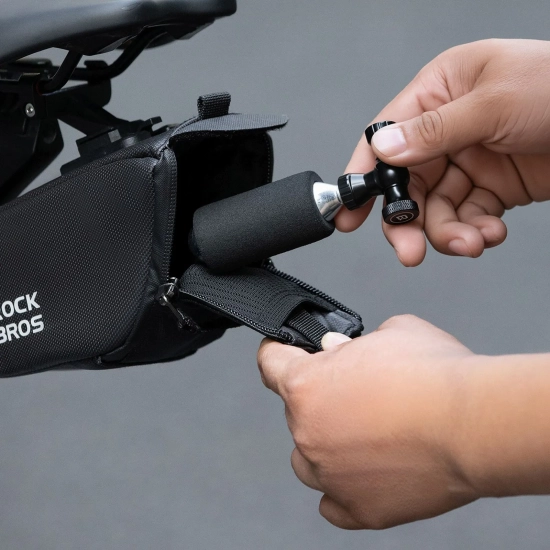 ROCKBROS Pompka rowerowa CO2 głowica zawór ze stopu aluminium bez naboju