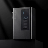 ROCKBROS Pompka akumulatorowa kompresor LED 420mAh 120 psi - czarna
