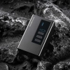 ROCKBROS Pompka akumulatorowa kompresor LED 420mAh 120 psi - czarna
