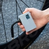 ROCKBROS Pompka akumulatorowa kompresor LED 420mAh 120 psi - czarna