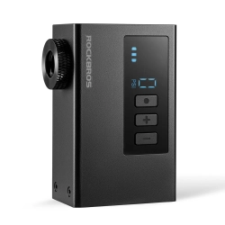 ROCKBROS Pompka akumulatorowa kompresor LED 420mAh 120 psi - czarna