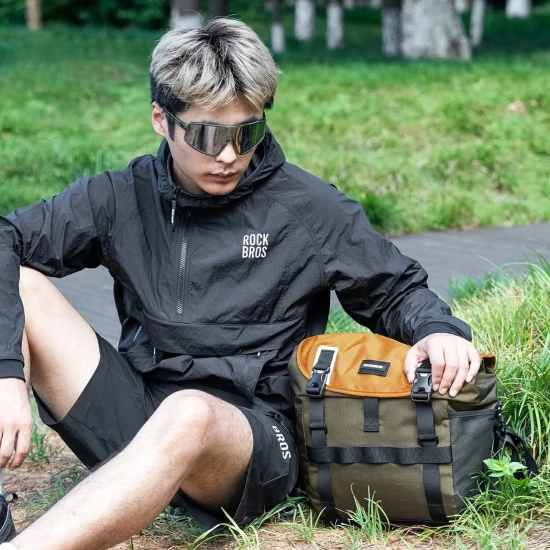 ROCKBROS Torba sakwa rowerowa na kierownicę wodoodporna 13.5-24L