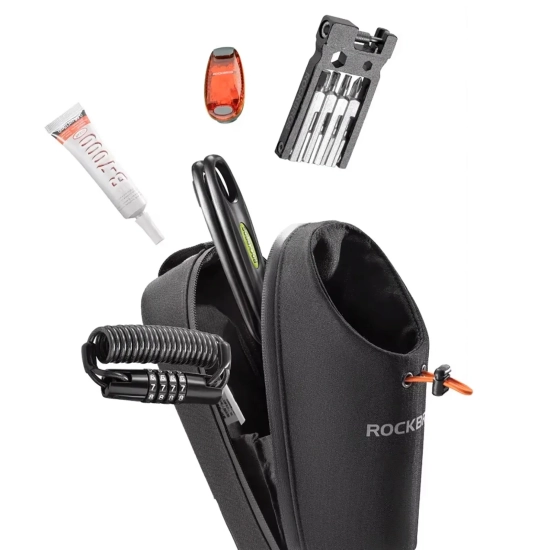 ROCKBROS Torba na kierownicę roweru hulajnogi z miejscem na bidon 1.5L