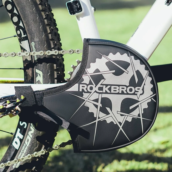 ROCKBROS Osłona transportowa na mechanizm korbowy - czarno szara