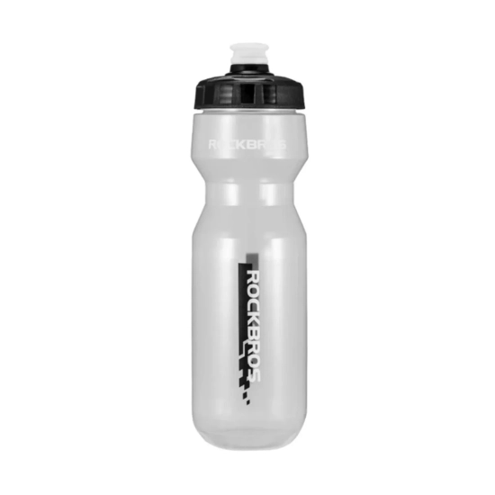 ROCKBROS Bidon rowerowy butelka 750 ml - przezroczysto czarna