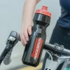 ROCKBROS Bidon rowerowy butelka 750 ml - czarno czerwona