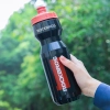ROCKBROS Bidon rowerowy butelka 750 ml - czarno czerwona