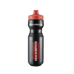 ROCKBROS Bidon rowerowy butelka 750 ml - czarno czerwona